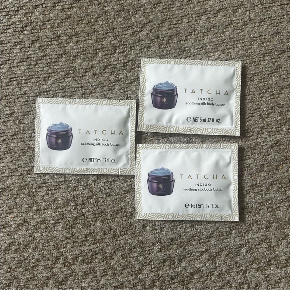NEW Tatcha Indigo Soothing Silk Body Butter Samples 5ml each